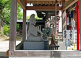 佐賀子育て恵比須社神像右側面