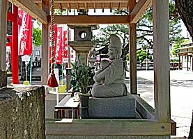 佐賀子育て恵比須社神像左側面