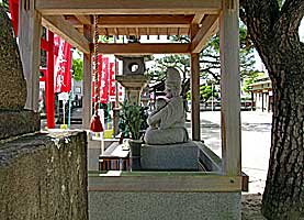 佐賀子育て恵比須社神像左側面