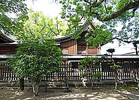 佐賀楠神社本殿左側面