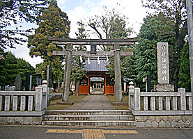 赤塚諏訪神社社頭