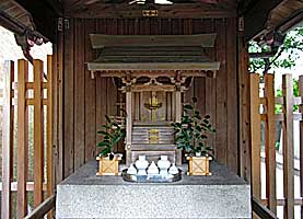 麻布谷町猿田彦神社社殿正面