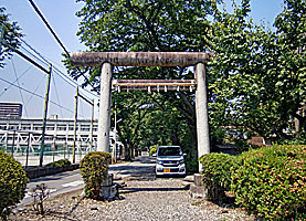 千ヶ瀬神社参道入口
