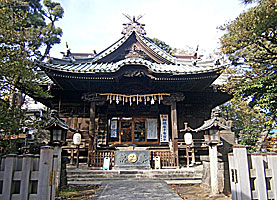荏原神社拝殿遠景