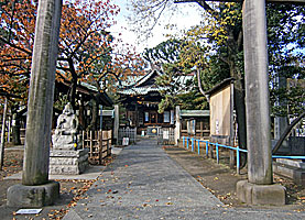 荏原神社参道