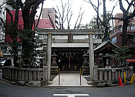 恵比寿神社社域前面