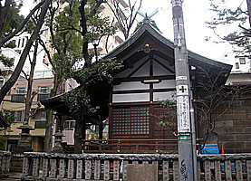 恵比寿神社社殿左面