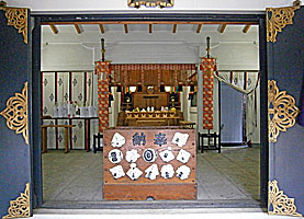 駒込富士神社拝所