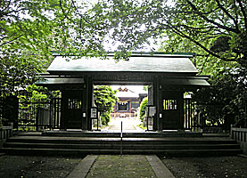 板橋双葉氷川神社神門