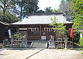 羽村玉川神社拝殿遠景