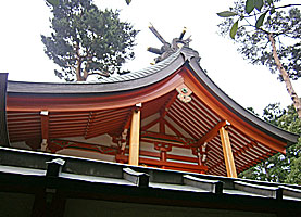 東伏見稲荷神社本殿左側面