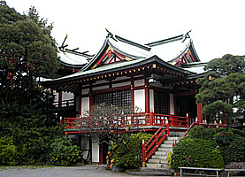 東大島神社社殿全景