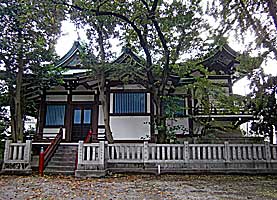 東墨田白髭神社社殿全景左側面