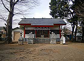 武蔵日野宮神社拝殿遠景