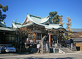 平井諏訪神社社殿全景