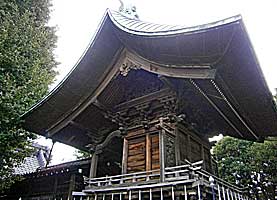 平井天祖神社（平井天祖香取神社）本殿左背面
