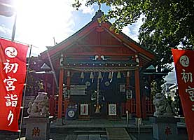 下千葉氷川神社（堀切氷川神社）拝所