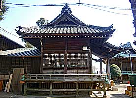 稲付香取神社拝殿右側面