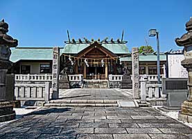 石濱神社拝殿遠景