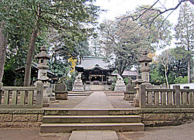 和泉熊野神社拝殿遠景