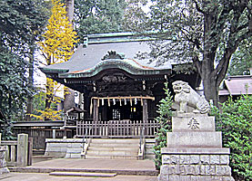 和泉熊野神社拝殿左より