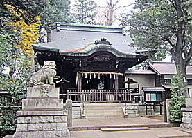 和泉熊野神社拝殿右より