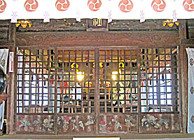 和泉熊野神社拝殿内部