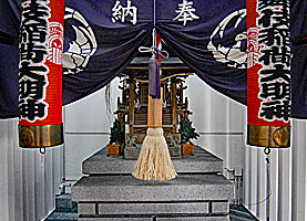 歌舞伎稲荷神社拝所