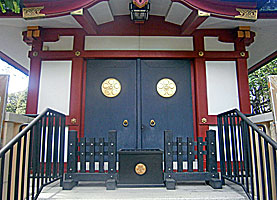 蒲田北野神社拝所