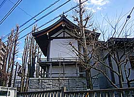 亀戸香取神社本殿右側面