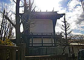 亀戸香取神社本殿背面