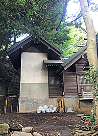 上野毛稲荷神社本殿右側面