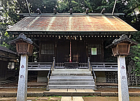 上野毛稲荷神社拝殿近景正面