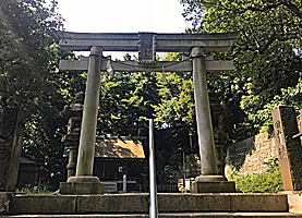 上野毛稲荷神社鳥居