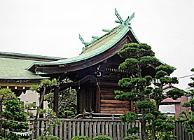 紀州神社本殿左側面