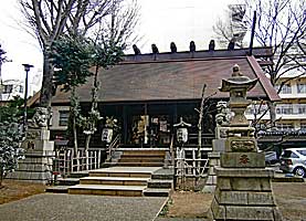 高円寺氷川神社拝殿左より