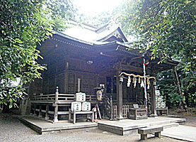 小金井神社拝殿近景右より