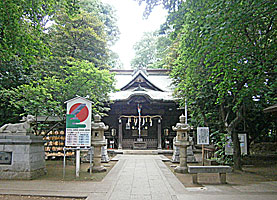 小金井神社拝殿遠景