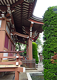 高ヶ坂熊野神社拝殿向拝右側面