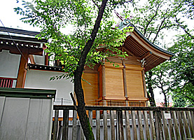 高ヶ坂熊野神社本殿左側面
