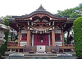 高ヶ坂熊野神社拝殿近景正面