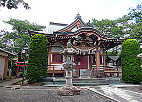 高ヶ坂熊野神社拝殿右より