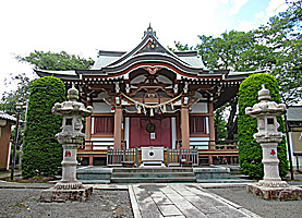 高ヶ坂熊野神社拝殿正面