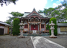 高ヶ坂熊野神社拝殿遠景正面