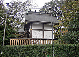 恋ヶ窪熊野神社本殿背面