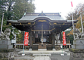 恋ヶ窪熊野神社拝殿正面