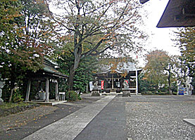 恋ヶ窪熊野神社参道左より
