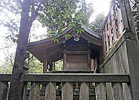 駒込稲荷神社本殿左側面