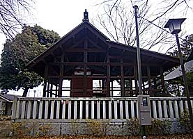 熊川神社本殿覆殿右側面