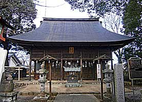 熊川神社拝殿正面
